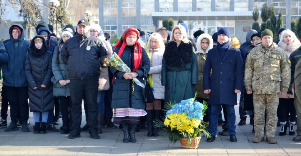 У Покровську відбувся мітинг, присвячений Дню гідності та свободи