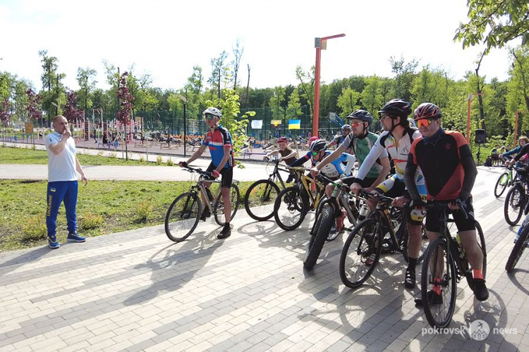 Покровск посетили участники областного велопробега