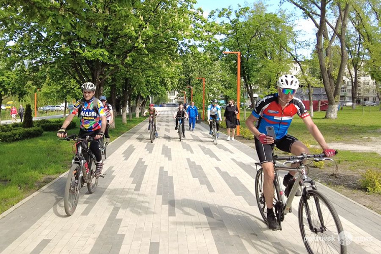 Покровск посетили участники областного велопробега