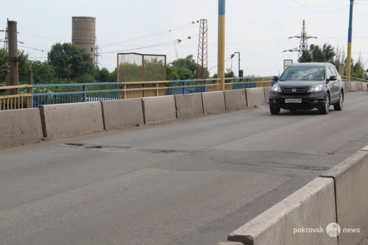 Из-за ремонта «горбатого» моста в Покровске движение транспорта будет ограничено