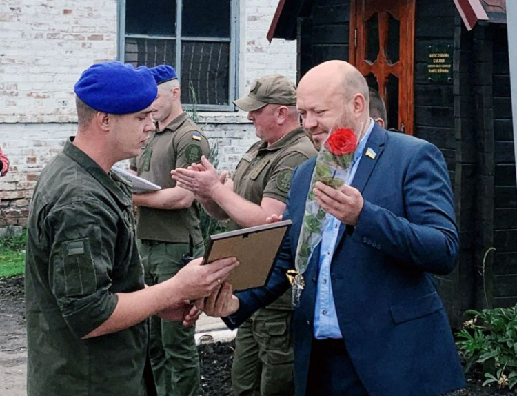 Керівники громади привітали військовослужбовців Національної Гвардії