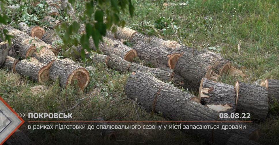 З місця подій. У рамках підготовки до опалювального сезону в Покровську запасаються дровами