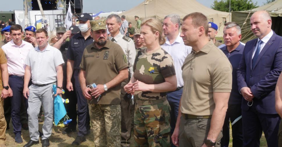 На горі Карачун проходить всеукраїнська акція «Донеччина зустрічає своїх захисників»