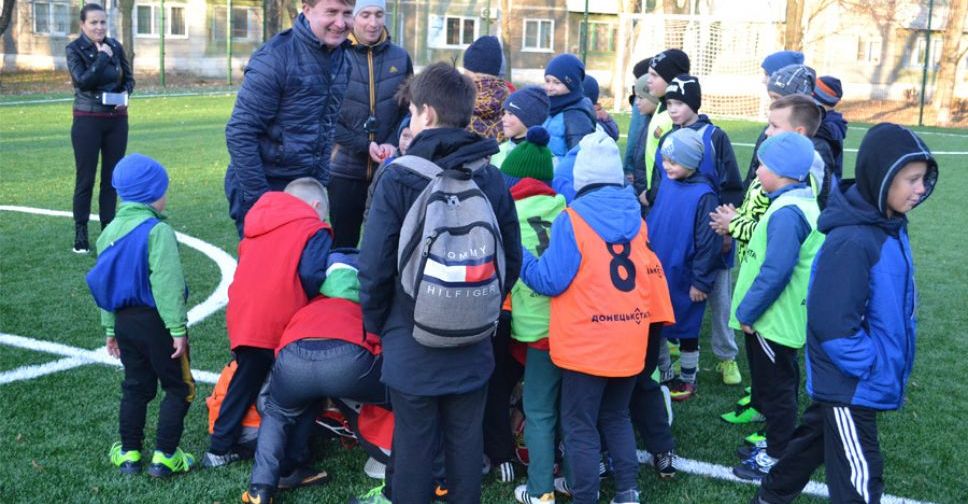 Проект «Давай, играй!» в Мирнограде набирает популярность – в одной из тренировок принял участие городской голова