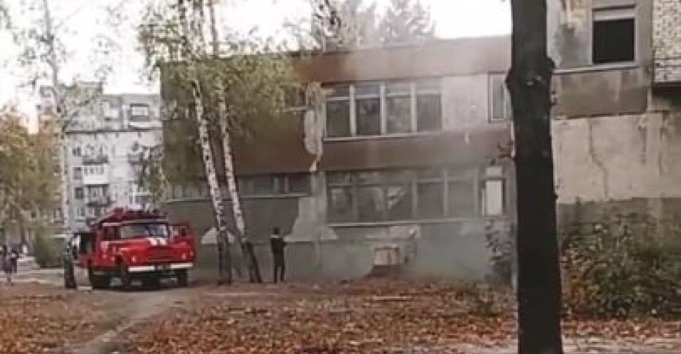 В Мирнограде на территории заброшенного детсада произошел пожар