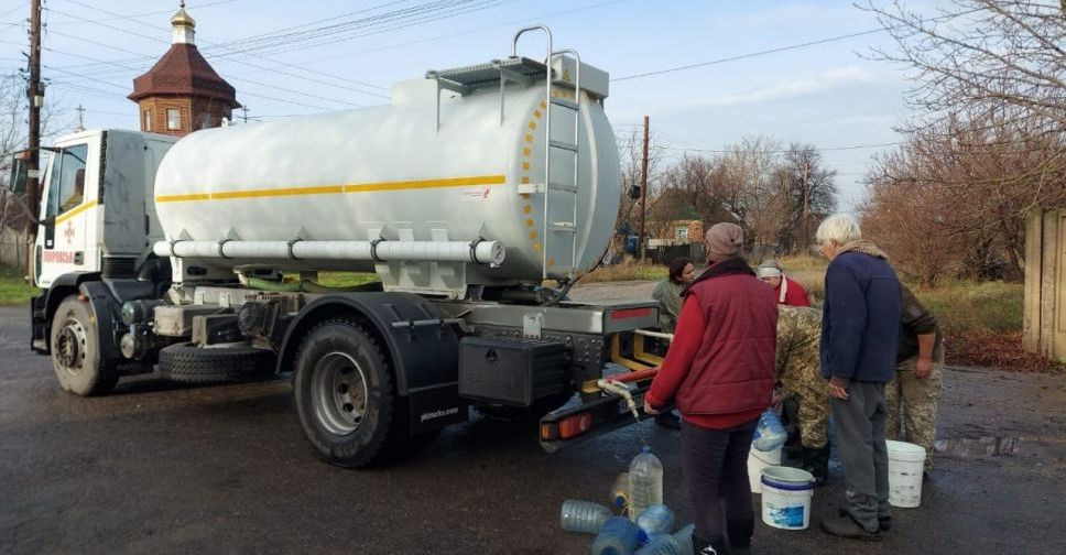 Підвіз питної води у Покровську 12 квітня