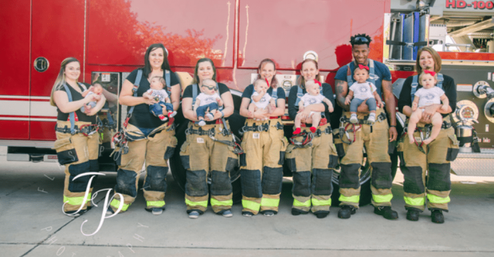 У США майже одночасно народили семеро дружин пожежних з однієї станції