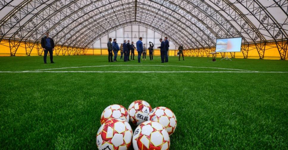 Перший стадіон у рамках національної програми «Велике будівництво» на Донеччині відкрили в Краматорську