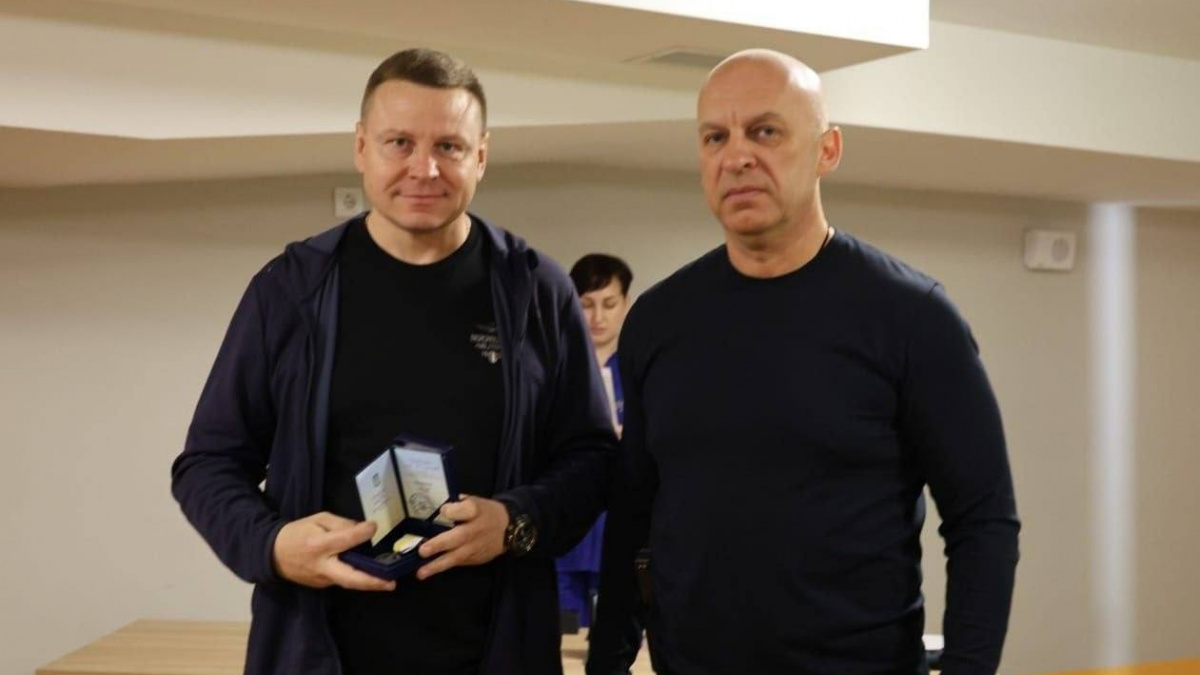 Заступник начальника Покровської МВА Олексій Стебель отримав почесну нагороду