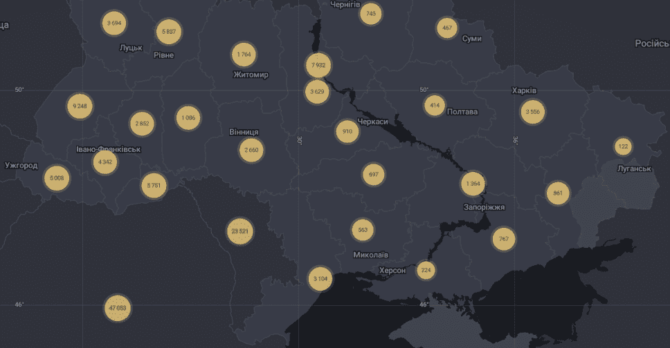 COVID-19 в Україні: 1022 нових випадки