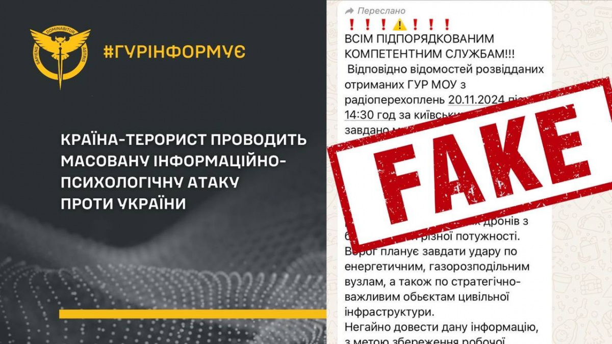 Розвідка України спростувала повідомлення про загрозу «особливо масованого» удару сьогодні