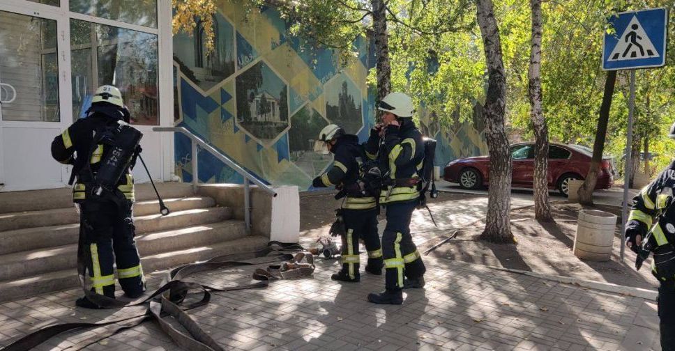 Рятувальники Покровська провели навчання на території Покровської міської ТВК
