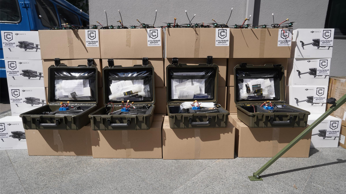 Метінвест передав ЗСУ ще 250 дронів на 10 млн грн