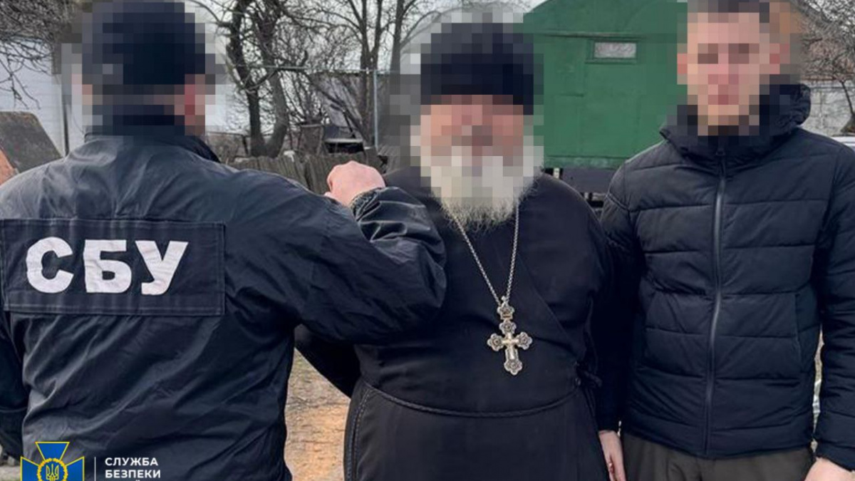 СБУ затримала клірика УПЦ (МП), який шпигував для фсб на Донеччині