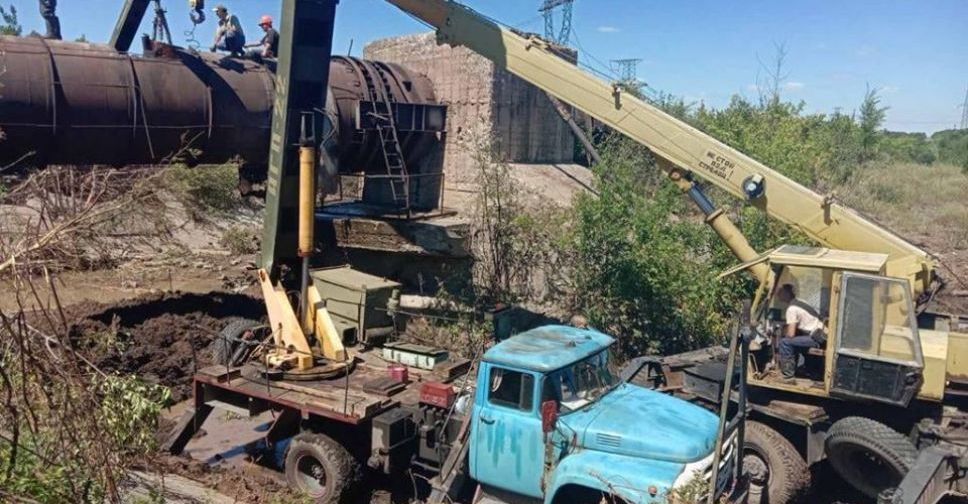 Продолжается восстановление канала Северский Донец – Донбасс