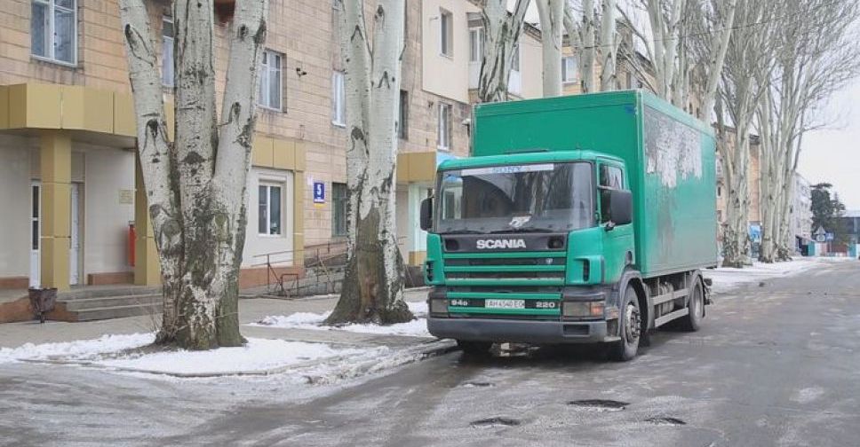 05.03.2022. Покровск. Доставка продуктов в маленькие магазины не прекращается