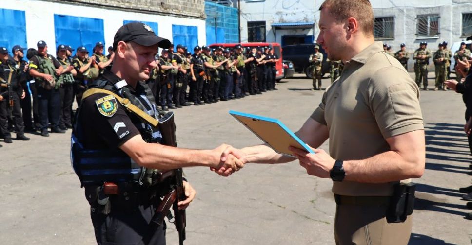 Поліцейських привітав начальник Донецької ОВА Павло Кириленко