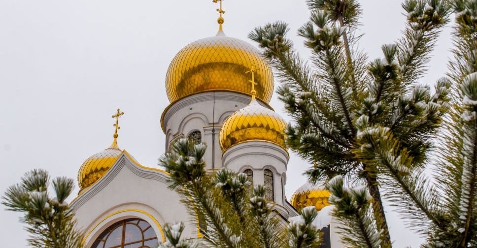 Рождественское богослужение в Свято-Михайловском храме Покровска