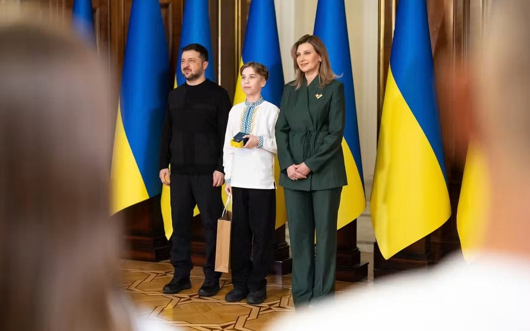 Учень з Покровська Нікіта Литвин отримав від президента України почесну відзнаку