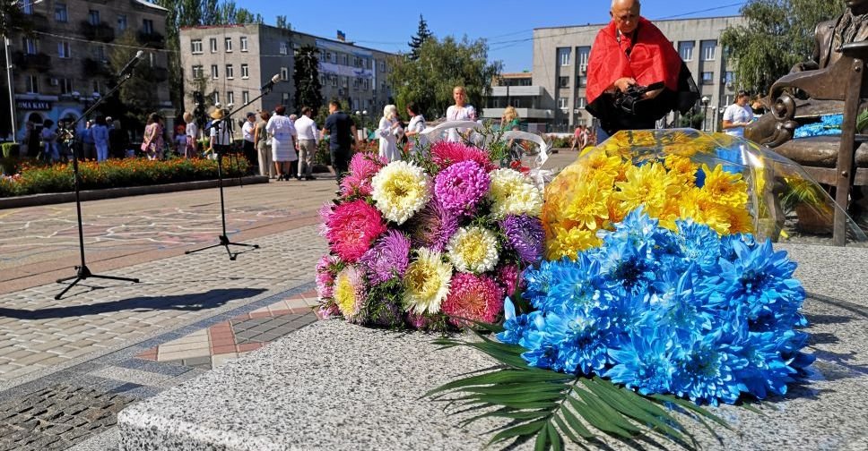В Покровске прошел митинг в честь Дня независимости Украины