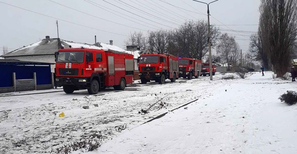 В Мирнограде горел магазин – подробности от спасателей