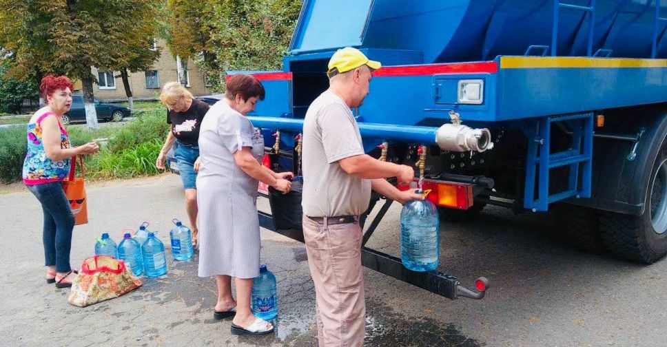 Графік підвозу питної води мешканцям Покровська 14-17 вересня