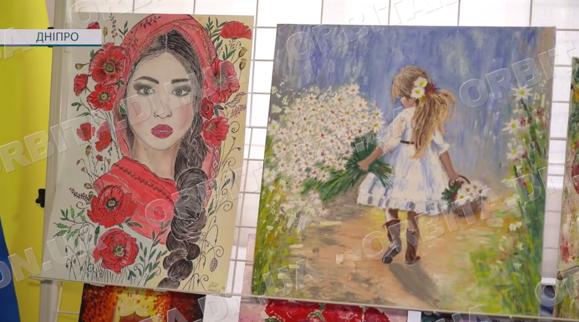 «Барви душі»: у покровській бібліотеці відкрили виставку художниці Ольги Шулік