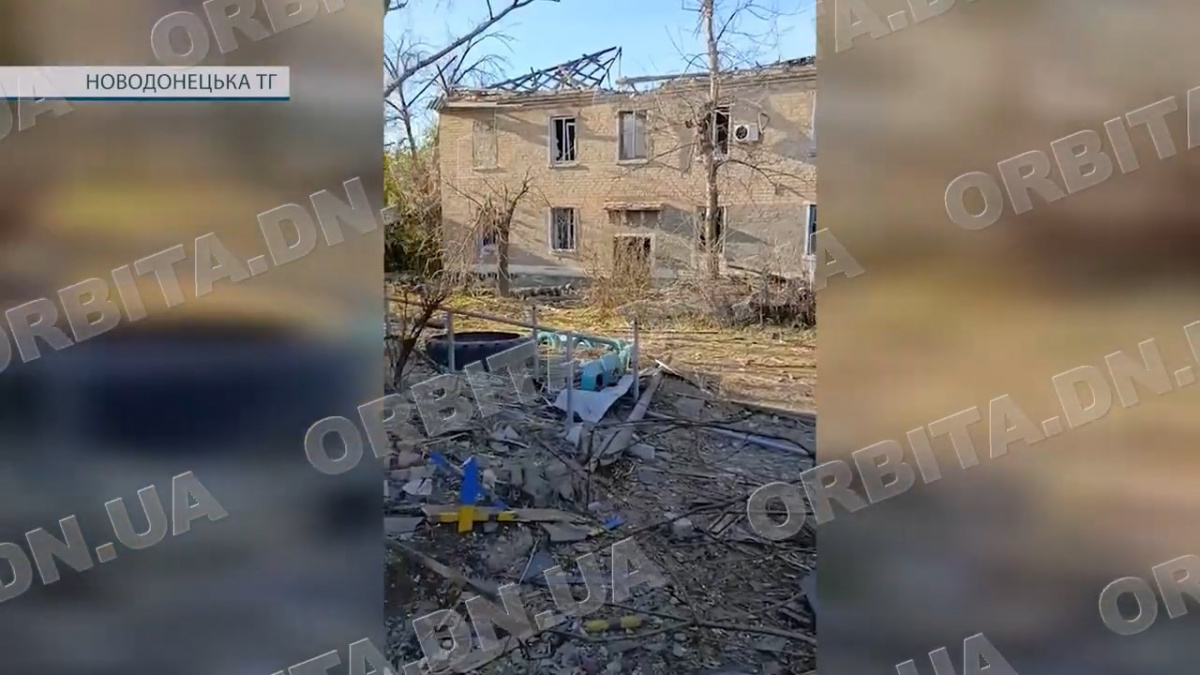 Тиждень під обстрілами: у Новодонецькій громаді – чергові руйнування та перебої з електрикою