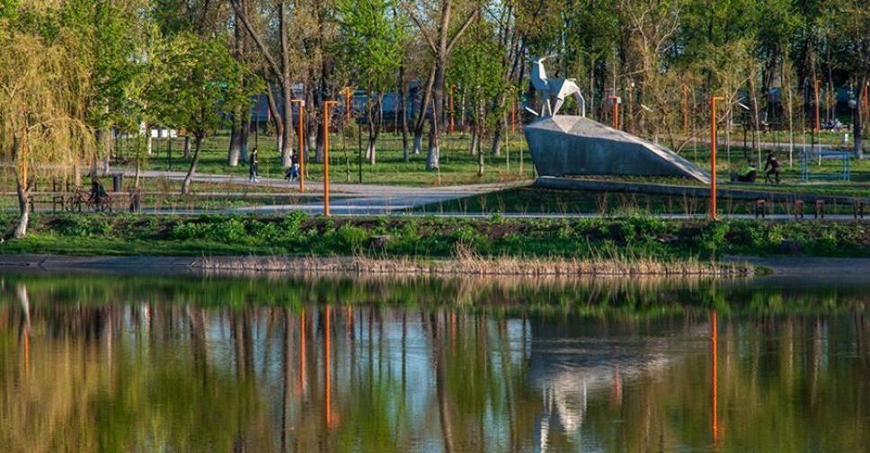 Продолжается благоустройство парка «Юбилейный» в  Покровске