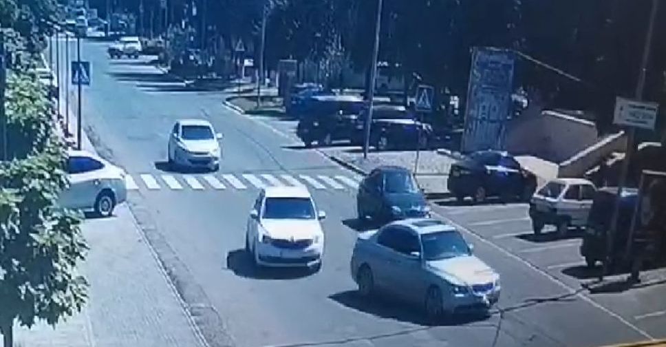 ДТП в центре Покровска: Lanos врезался в BMW