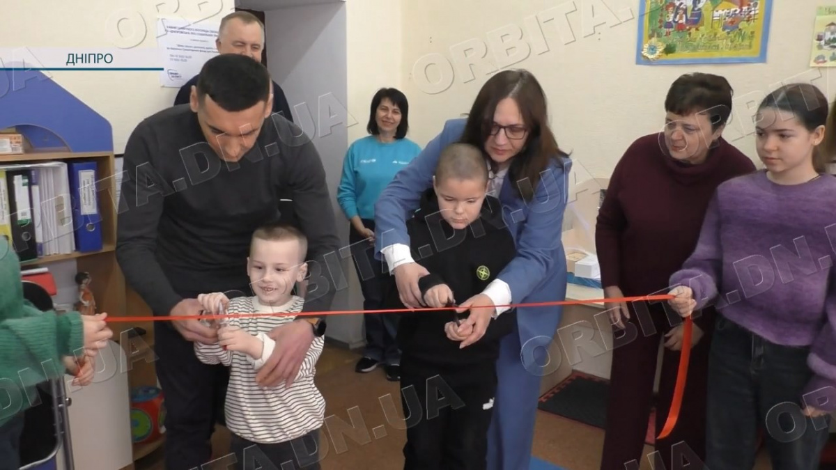 У Дніпрі відкрили кабінет клінічного логопеда для переселенців з Добропілля