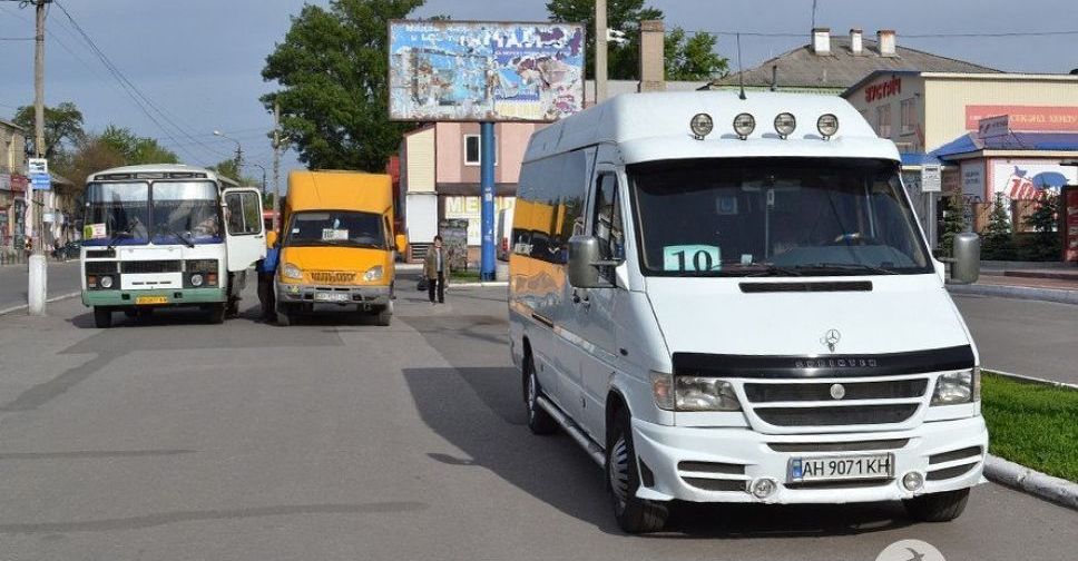 Графік руху маршрутних автобусів по Покровську 17 липня