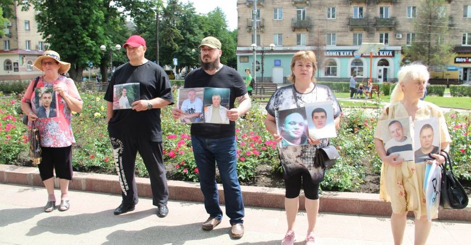 В Покровске прошла акция в поддержку семей пропавших без вести