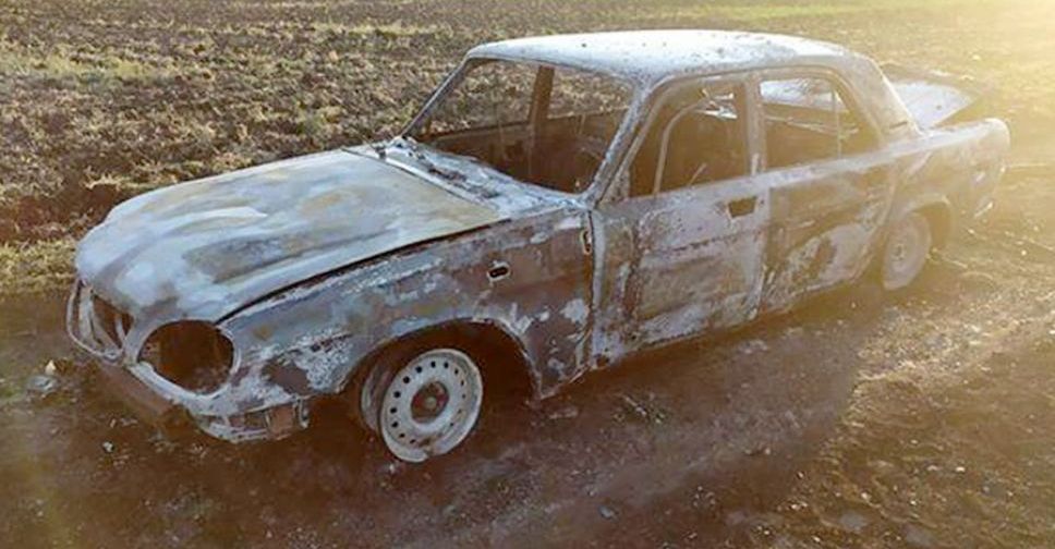 В Покровском районе сгорел автомобиль
