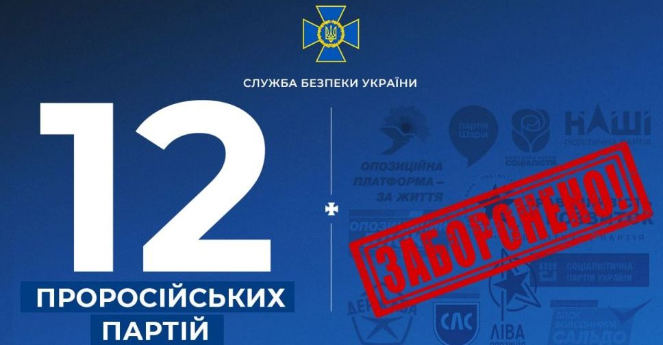 В Україні заборонили ще одну політичну партію