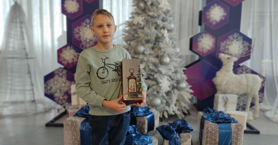 Победитель розыгрыша от Telegram-канала Pokrovsk.news передал приз сыну друга