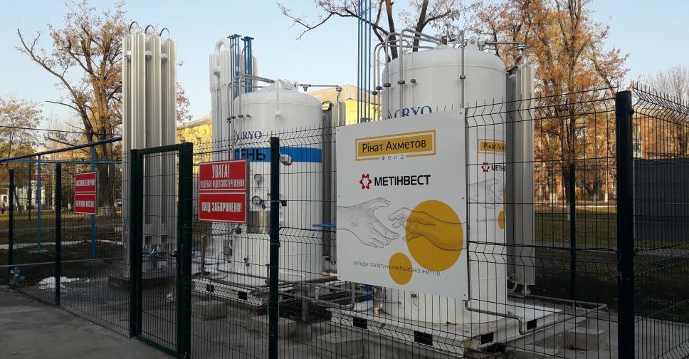 С начала года Метинвест поставил украинским больницам более 5,8 тысячи тонн кислорода
