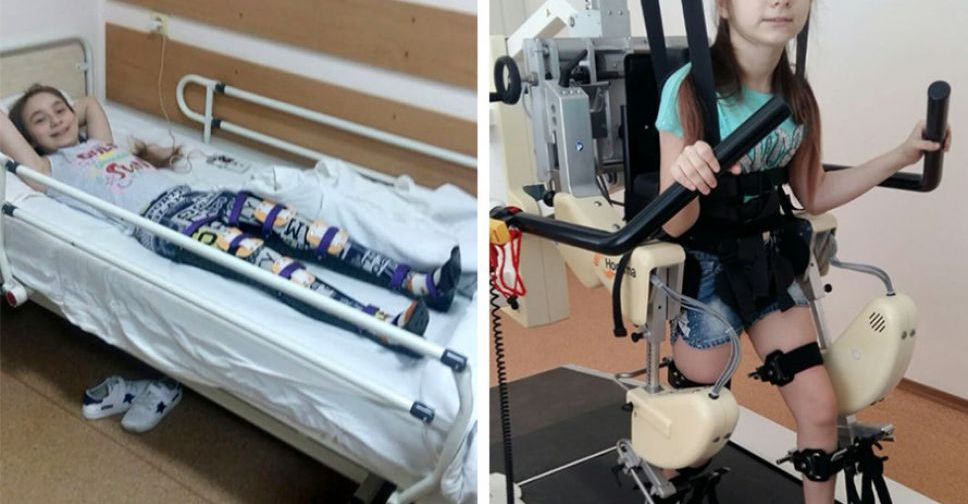 13-летняя Катя Стародуб, страдающая ДЦП, нуждается в помощи на домашнюю реабилитацию