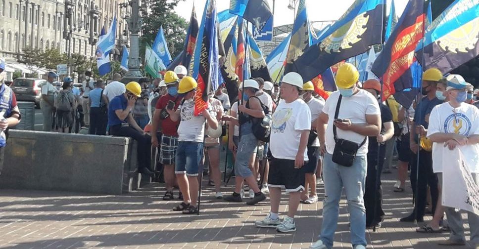 Шахтеры ГП «Мирноградуголь» и «Селидовуголь» присоединились к всеукраинской акции протеста в Киеве