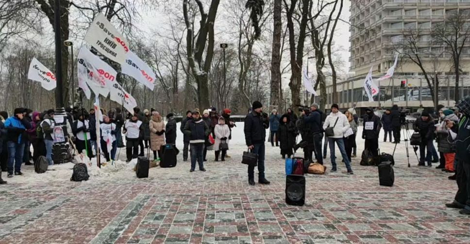 В Киеве продолжилась акция протеста предпринимателей