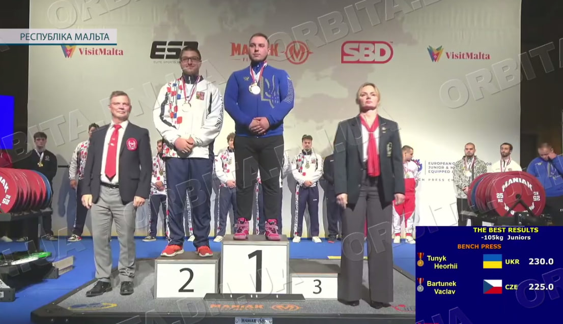 Тріумф українського спорту. Георгій Тунік з Мирнограда - Чемпіон Європи з жиму лежачи