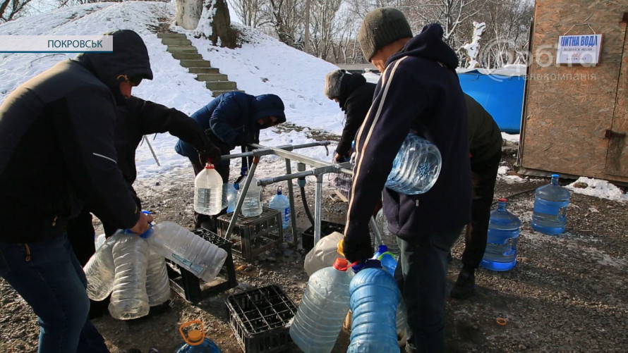 Графік підвозу питної води в Покровську та громаді 19 грудня