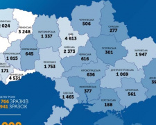 В Україні більше 40 тисяч хворих на COVID-19. За добу 994 нових