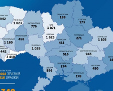 За останню добу кількість хворих на Covid-19 в Україні збільшилась на 328