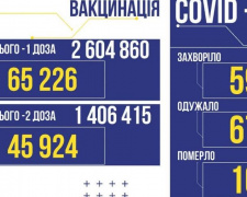В Україні за добу виявили 591 випадок COVID-19
