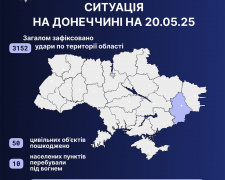 Загиблий та 6 поранених: 19 травня росіяни атакували 10 населених пунктів Донеччини