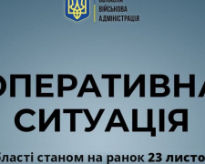 Оперативна ситуація по Донецькій області станом на ранок 23 листопада