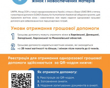 Вагітні та матусі з дітьми до 6 тижнів з Донеччини можуть отримати грошову допомогу