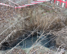 В Мирнограде – очередной провал на магистральном канализационном коллекторе