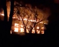 В Украинске произошел масштабный пожар